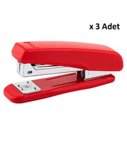Lotte Zımba Makinesi 24/6 Kırmızı x 3 Adet