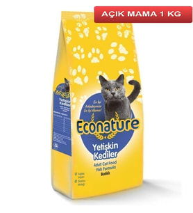 Econature Balıklı Kedi Maması 1 Kg AÇIK