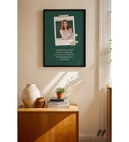 Öğretmenler Günü Polaroid Fotoğraflı Poster, Siyah Çerçeveli Duvar Tablosu