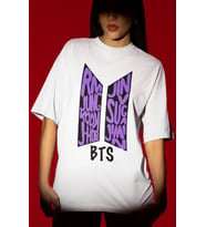 Tasarım BTS Müzik Grubu Baskılı Unisex Oversize Tişört