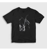 Presmono Unisex Çocuk Siyah Hold Guitarist Guns N' Roses Slash T-Shirt 403878tt