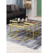 ORTA SEHPA VE ZİGON SEHPA SOLO SET GOLD BENDİR