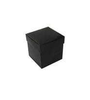 Komple Karton Kutu Düz Renk 7X7X7 CM (25 Adet)  Siyah