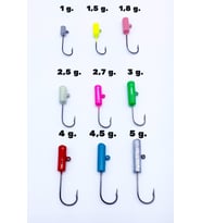 SAFİR ROCKET PLUS UV ve GLOW JİG HEAD (JAPON FUDO İĞNE) Kurşuni-5 G. - 4 No. İğn