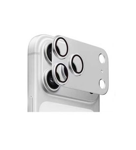 Apple iPhone 17 Pro Uyumlu Zore CL-20 Kamera Lens Koruyucu (Gümüş)