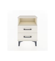 Arges Komodin Tek Raflı 2 Çekmeceli 44x30x64 Aytaşı-Aytaşı