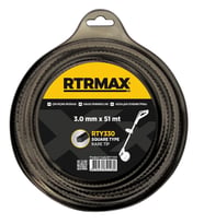 Rtrmax Tırpan Misinası Siyah Kare 3.3MM*42M