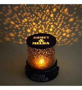 İsme Özel Star Master Projeksiyonlu Gece Lambası