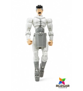 Viltrumite Omni R13 İnvincible Tüm Eklemleri Hareketli Robot Dummy Aksiyon Figür Oyuncak Titan 13