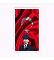 16 CM Gazi Mustafa Kemal Atatürk Araba Sticker Yapıştırma