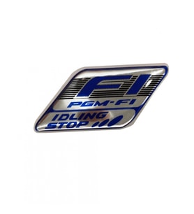 HONDA SPACY ALPHA SİNYALl MUHAFAZA PGM F1 ETİKETİ MAVİ