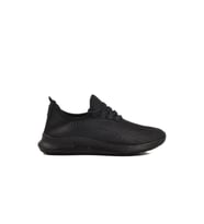 Walkway Bej Triko Hafif Unisex Spor Ayakkabı Pına 101 G (Siyah-Siyah)