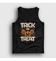 Presmono Unisex Siyah Trick Or Treat V2 Halloween Cadılar Bayramı Atlet 501018tt