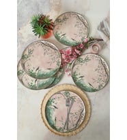 Pink Woods Nordic Servis Tabağı 28 cm 6 Adet 22641 (Çok Renkli)