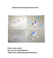 Desenli Dosya Fermuarlı A4 (SB31)
