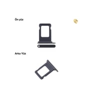 İphone 16e Sim İç Yuvası Tekli Siyah Sim yuvası sim tepsisi sim aparatı yeni sim yuvası tekli sim tepsisi sim çekmecesi