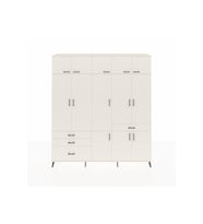 Hyperion Gardrop 8 Raflı 4 Çekmeceli 3 Askılı 220x44x243 Aytaşı-Aytaşı/Aytaşı