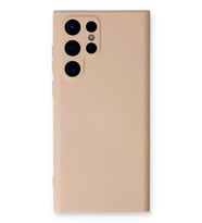 Galaxy S24 Ultra Kılıf Nano içi Kadife Silikon - Pudra