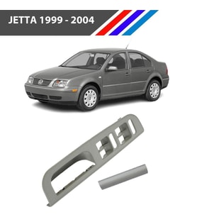 Jetta Cam Anahtar Çerçevesi Sol Taraf Gri Renk - Kapaklı Tip