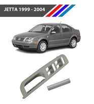 Jetta Cam Anahtar Çerçevesi Sol Taraf Gri Renk - Kapaklı Tip
