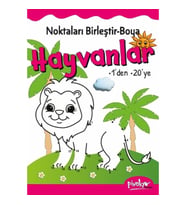 Noktaları Birleştir-Boya Hayvanlar-1’den 20’ye