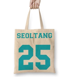 Bts Seoltang Bez Çanta Uzun Saplı
