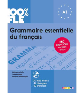 Grammaire essentielle du français niv. A1 - Livre - 550 Exercices + Downloadable Audios CD