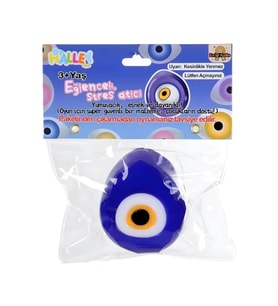 Nazar Boncuğu Squishy Stres Oyuncak - Yumuşak Doku Hediyelik Antistres Figürü (Sıkılabilir Mini Eğlencelik)