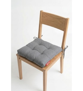 Pofuduk Sandalye Minderi Bağcıklı 40x40 cm Yıkanabilir Dekoratif Mutfak Bahçe Piknik Minderi