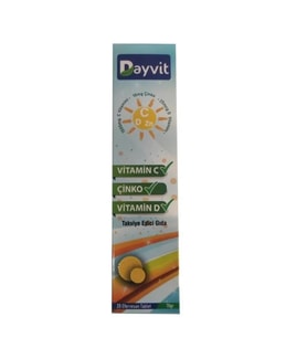 Dayvit Vitamin C Çinko Vitamin D Efervesan Tablet