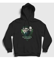 Presmono Unisex Siyah Enter Film The Matrix Kapüşonlu Sweatshirt 368701tt