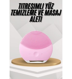 Hassas Ciltlere Özel Titreşimli Yüz Temizleme ve Masaj Aleti