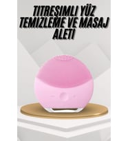 Hassas Ciltlere Özel Titreşimli Yüz Temizleme ve Masaj Aleti