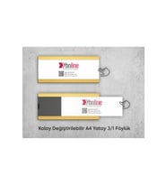 Kapı ve Duvar Tipi Kolay Değiştirilebilir A4 1/3 Föylük