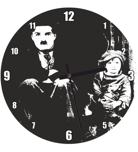 Cakatablo Charlie Chaplin Çocuk Duvar Saati Duvar Saati