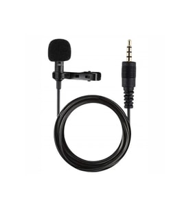 Mey İthalat® 3.5mm Jak 1.5 Metre Double Mikrofon - Siyah