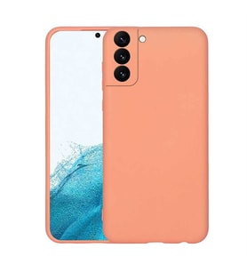 Coverzone Samsung Galaxy S22 Plus ?le Uyumlu K?l?f Z-Mara Lansman Vieri Tam Koruma Arka Kapak Kamera Koruma �?k?nt?l? P�r�zs�z Y�zey Turuncu