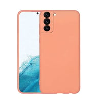 Coverzone Samsung Galaxy S22 Plus ?le Uyumlu K?l?f Z-Mara Lansman Vieri Tam Koruma Arka Kapak Kamera Koruma �?k?nt?l? P�r�zs�z Y�zey Turuncu