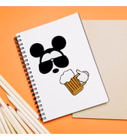 Mickey Mouse Sevgili Çift Tasarımlı Defter