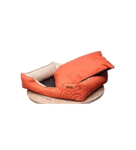 Yıkanabilir Konforlu Yatak 55x50x18cm Turuncu