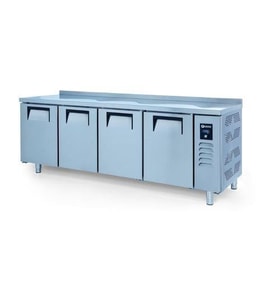 Iceinox Tezgah Tip Gn Buzdolabı 4 Kapılı Kısa Model (Gri)
