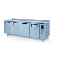 Iceinox Tezgah Tip Gn Buzdolabı 4 Kapılı Kısa Model (Gri)
