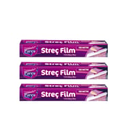 Kesme Bıçaklı 100m Streç Film Üçlü Paket