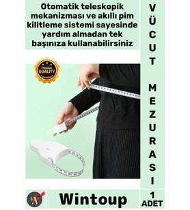 #Mezura Otomatik Teleskopik Bel Kalça Takip Fiberglas Çift Taraflı Ergonomik Vücut Ölçüm Mezurası