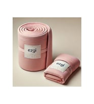 Battal Boy Pembe Ranforce Dokuma Lastikli Çarşaf ve Yastık Kılıfı 180x200+30'ar CM Köşe Yüksekliği