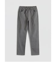 LCW Kids Gri Slim Fit Erkek Çocuk Gabardin Pantolon