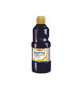 Giotto School Paint 500Ml Siyah Guaj Boya 535324