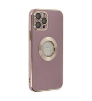 iPhone 12 Pro Kılıf Store Silikon - Mor