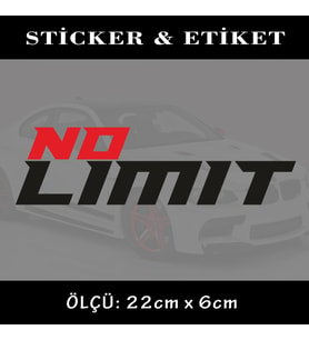 LİMİTSİZ oto sticker yazı - araba kask motosikler kamyonet minibüs uyumlu etiket