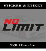 LİMİTSİZ oto sticker yazı - araba kask motosikler kamyonet minibüs uyumlu etiket